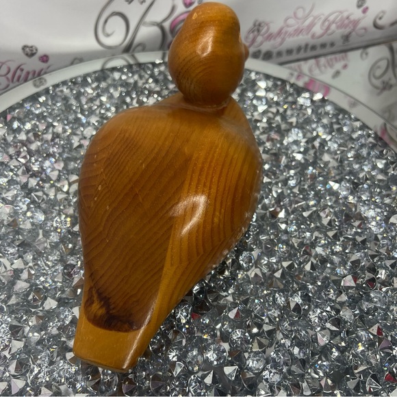 Vintage wood duck decoy decor carved wooden shiny duck π¦ - Picture 8 of 9